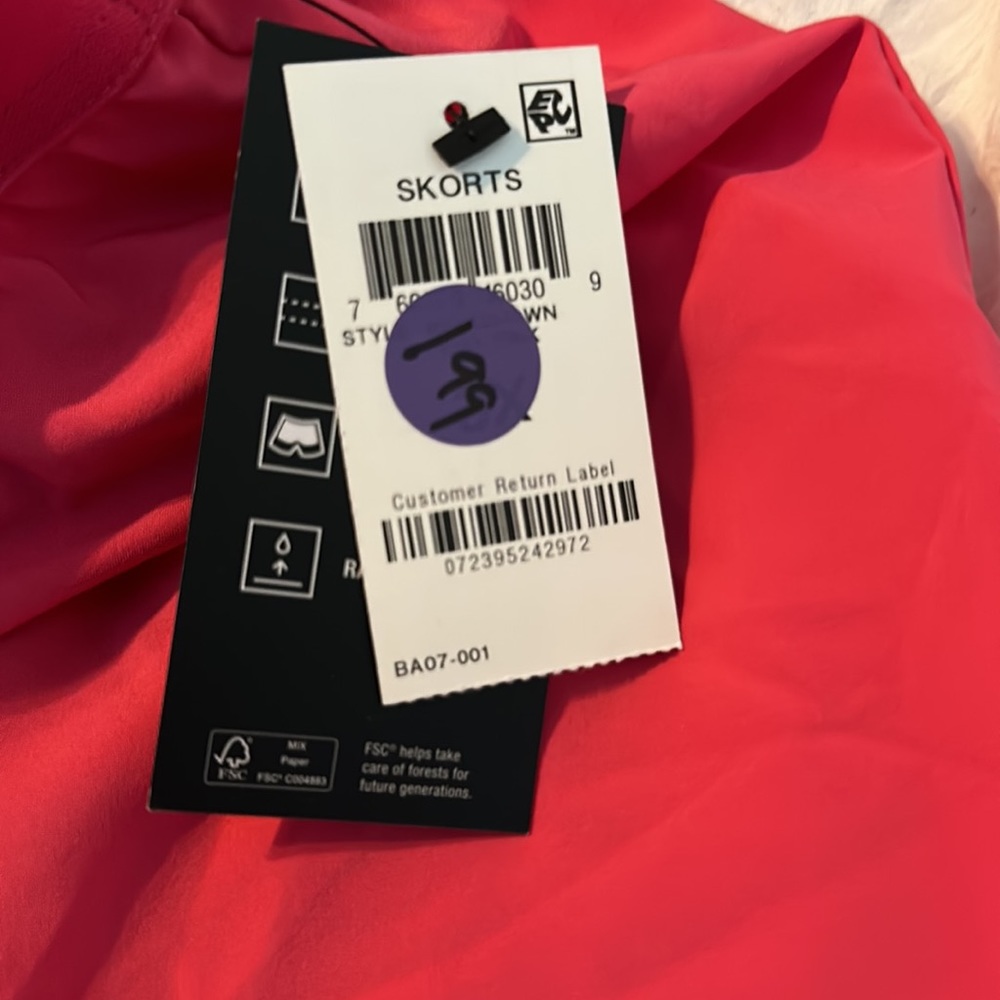 NWT hot pink ideology skort - Picture 3 of 3